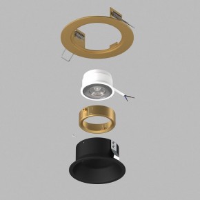 Встраиваемый светильник Lightstar Domino D61307GMOD в Менделеевске - mendeleevsk.ok-mebel.com | фото 3