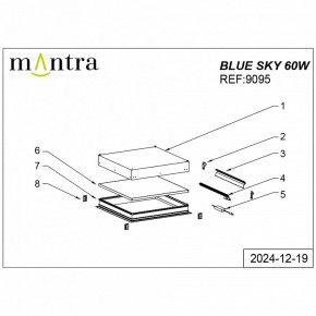 Встраиваемый светильник Mantra Blue Sky 9095 в Менделеевске - mendeleevsk.ok-mebel.com | фото 5