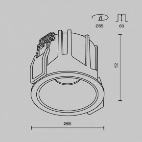 Встраиваемый светильник Maytoni Alfa LED DL043-01-10W3K-RD-B-1 в Менделеевске - mendeleevsk.ok-mebel.com | фото 8