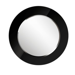 Зеркало круглое черный (РМ/02) в Менделеевске - mendeleevsk.ok-mebel.com | фото