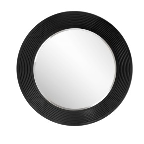 Зеркало круглое черный (РМ/02(S) в Менделеевске - mendeleevsk.ok-mebel.com | фото