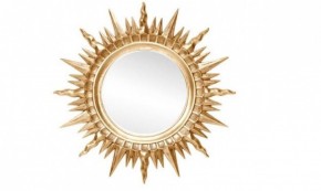 Зеркало круглое золото (1810(1) в Менделеевске - mendeleevsk.ok-mebel.com | фото